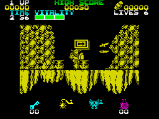 Black Tiger screenshot 2 for ZX Spectrum